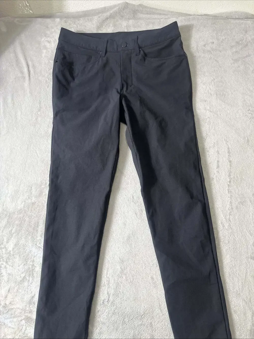 Lululemon ABC Classic Fit 5 Pocket Pants Men’s 29x31 Black Warpstreme